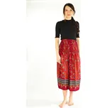 Sukně midi Thai Peacock vínová