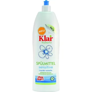 Mycí prostředek Klar Tekutý prostředek na nádobí Sensitive - 1 l