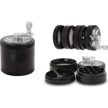 Hammercraft Čtyřdílná drtička Hammercraft, mlýnek 60 mm Barva: Stříbrná