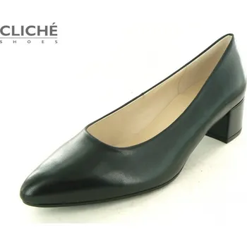 Dámské lodičky Černé lodičky do špičky, nižší, Gabor, 21.440.27 43