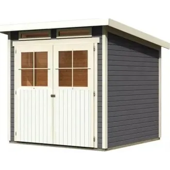 Zahradní domek dřevěný domek KARIBU GLUCKSBURG 3 (68214) terragrau