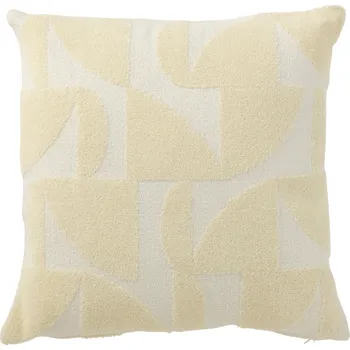 Polštář Žlutý polštář J-line Geone 43 x 43 cm