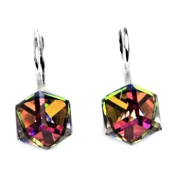 Náušnice Stříbrné náušnice Swarovski vitrail medium - NK1230 (Stříbrné náušnice se Swarovski krystalem)