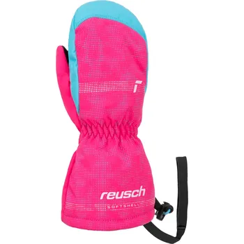 Cyklistické kalhoty Dětské rukavice Reusch Maxi R-TEX® XT Mitt 3305 Knock Pink/Bachel Button