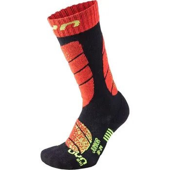 Cyklistické kalhoty Dětské podkolenky UYN Ski Junior socks Black/Red