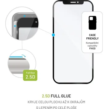 Telefonní příslušenství Tvrzené sklo FIXED Full-Cover Motorola Moto G9 Power, černá