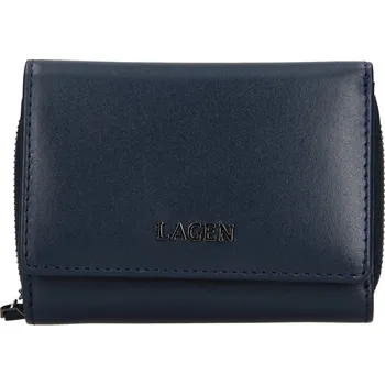 Peněženka Lagen dámská peněženka kožená BLC/5314/222 - tmavě modrá - NAVY BLUE + doprava zdarma