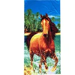 Numberoplus Plážová osuška - Kůň, (70 x 140 cm )