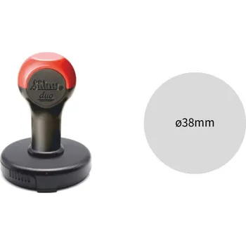 Razítko Kulaté klasické razítko Shiny DUO MR38, vlastní text Ø 38 mm