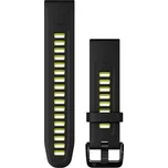 Garmin řemínek QuickFit 20 Black / Electric Lime Silicone 010-13279-03 Šířka řemínku: 20