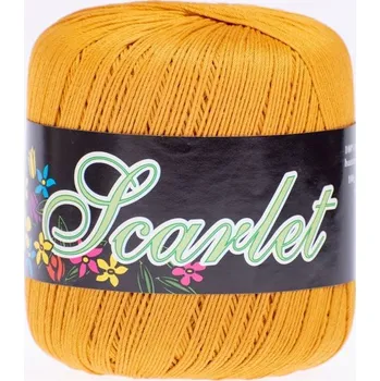 Příze Háčkovací příze Elian Scarlet 3215 - žlutá (Háčkovací příze Elian Scarlet - 3215)