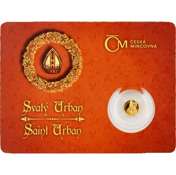 2023 - Zlatá mince 5 NZD Patroni - Svatý Urban - Proof