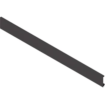 Nábytkové kování BLUM Přední díl pro vnitřní zásuvku bez drážky, černá karbon LEGRABOX