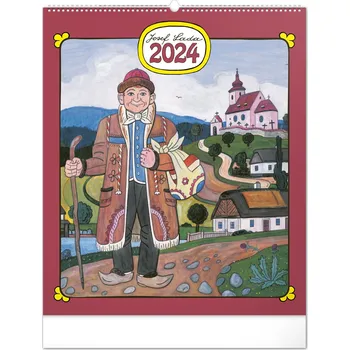 Kalendář Presco Group Nástěnný kalendář PGN-32465-L Josef Lada 2024