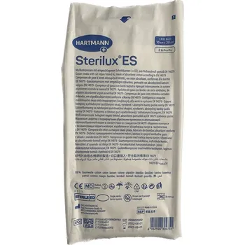 Krytí na ránu Sterilux ES sterilní 10 cm x 20 cm 1 obálka (2 ks krytí)