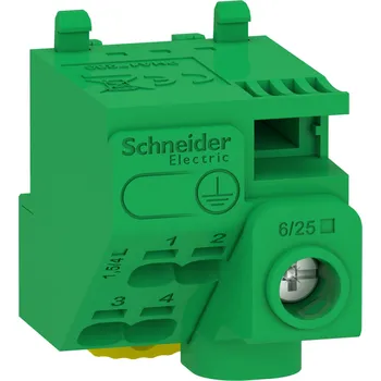 Rozvaděč SCHNEIDER ELECTRIC SCHNEIDER LGYT1E05 Svorkovnice PE 1x6-25 4x1,5-4 LGYT1E05