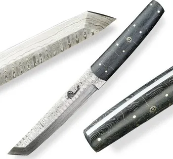 lovecký nůž Dellinger Damask Tanto Fingerprint MB-DDMC12F