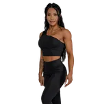 Nebbia Dámská sportovní podprsenka s vysokou podporou INTENSE Asymmetric 841 černá - XS