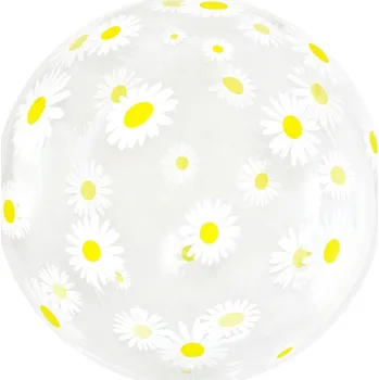 Aqua balónek - krystal, sedmikrásky, 20 palců