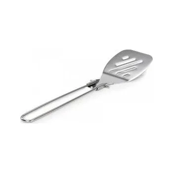 Kempingové nádobí GSI Outdoors Folding Chef Spatula 42,5cm Šedá obracečka