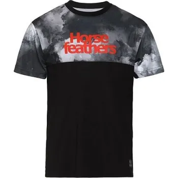 cyklistický dres Triko Horsefeathers Fury Bike grayscale 2023 dětské Velikost: XL