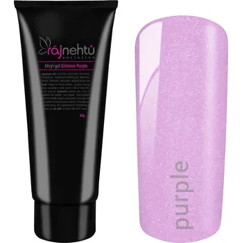 Umělé nehty Ráj nehtů Akryl-gel v tubě - Glimmer Purple 30g