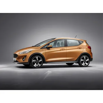 Nosič kol Příčníky Modula Oval Bar Closed Rail Alu Ford Fiesta Active 2018- s integrovanými podélníky