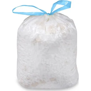 Pytle na odpadky Sáčky do koše (HDPE) zatahovací bílé 45 x 50 cm 18L `S` [20 ks]