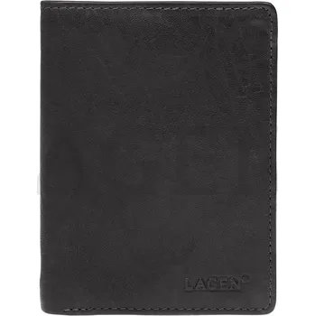 Peněženka Lagen pánská peněženka kožená 2103/E - černá - BLK