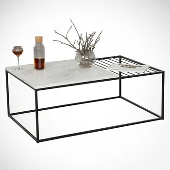 Konferenční stolek ASIR Konferenční stolek ZINUS bílý černý