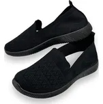 Fashion Dámské černé nadměrné baleríny 01 Barva: Černá, Velikost: 40