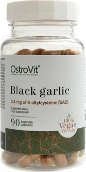 Přírodní produkt OstroVit Black Garlic VEGE 90 cps.