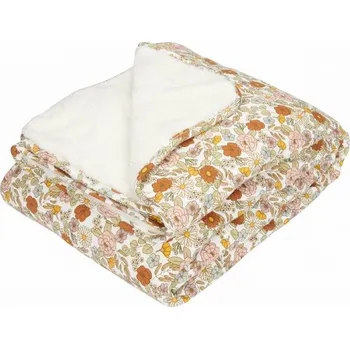 Dětská deka LITTLE DUTCH přikrývka 70x100cm Vintage Kytičky