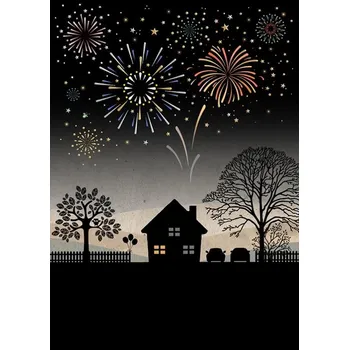 Luxusní přání M176 BUG ART - FIREWORKS