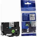 Kompatibilní páska s Brother TZ-251 / TZe-251, 24mm x 8m, černý tisk / bílý podklad (Kompatibilní páska s Brother TZ-251 / TZe-251, 24mm x 8m, černý tisk / bílý podklad)