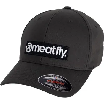 Kšiltovka Kšiltovka Meatfly Raptor 2025 Dark Grey Logo L/XL