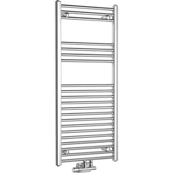 Radiátor Aqualine ALYA otopné těleso rovné 500x1118 mm, středové připojení, 305W, chrom