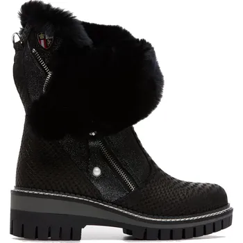 Dámská zimní obuv Dámské zimní boty Nis 2015457/1 Scarponcino Zip Pelle St. Rettile Bk/Rex