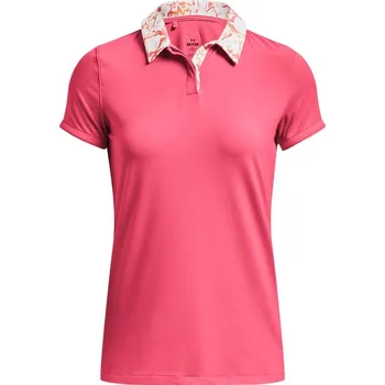 Dámské tričko Under Armour Iso-Chill dámské polo, růžové dámské, XS