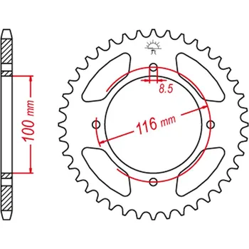Řetězová sada pro motocykl GROSSKOPF rozeta hliníková barva černá 467 52 KAWASAKI KX 80 98-00, KX 85 01-20, KX 100 00-21 (JTR461.52) (řetěz 420) (GROSSKOPF rozeta hliníková barva černá 467 52 KAWASAKI KX 80 98-00, KX 85 01-20, KX 100 00-21 (JTR461.52) (řetěz 420))