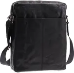 Pánská kožená taška přes rameno Sendi Design B-701 černá