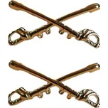 Odznak OFFICERS CAVALRY ZLATÝ