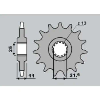 Řetězová sada pro motocykl JR řetězové kolo přední 580 17 YAMAHA FZR 1000/ FZ6/ R6 (JTF580.17) (JR řetězové kolo přední 580 17 YAMAHA FZR 1000/ FZ6/ R6 (JTF580.17))