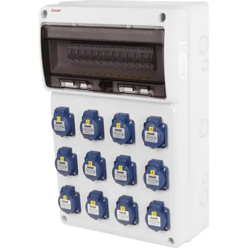 v790-6kA - ZSF120000000.0 /3952 Zásuvková skříň IP54 jištěná bez chrániče