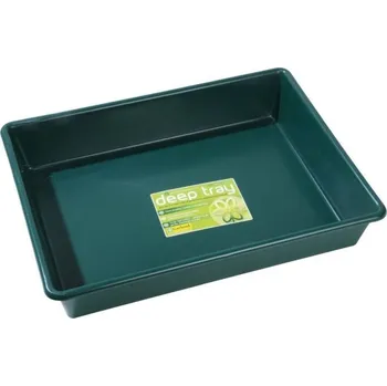 Květináč Garland podmiska plast Deep Tray 53x40x9.5 cm Barva: Zelená