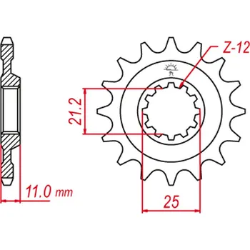 Řetězová sada pro motocykl GROSSKOPF řetězové kolo přední 727 17 HUSQVARNA TE 510 90-91, TE 570 01-04, TE 610 91-01 (JTF824.17) (GROSSKOPF řetězové kolo přední 727 17 HUSQVARNA TE 510 90-91, TE 570 01-04, TE 610 91-01 (JTF824.17))