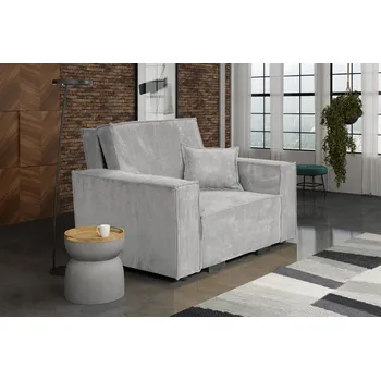 Křeslo FALCO Rozkládací křeslo Vivian Star I světle šedá