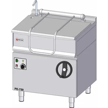 Pánev Elektrická pánev, nerezová vana, vyklápěcí, 50l | GASTROHAAL, PE-750