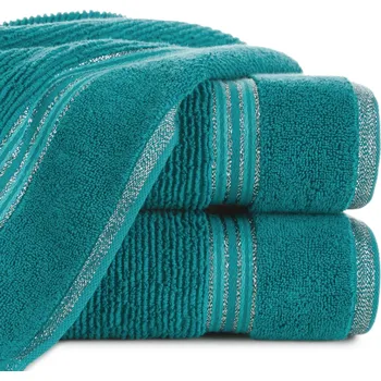 Osuška Bavlněná froté osuška s proužky FILO 70x140 cm, tyrkysová, 530 gr Mybesthome