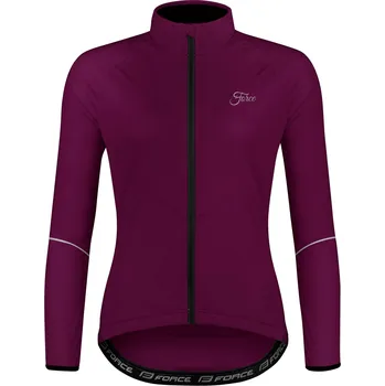 Cyklistická bunda Force bunda ARROW LADY, fialová
